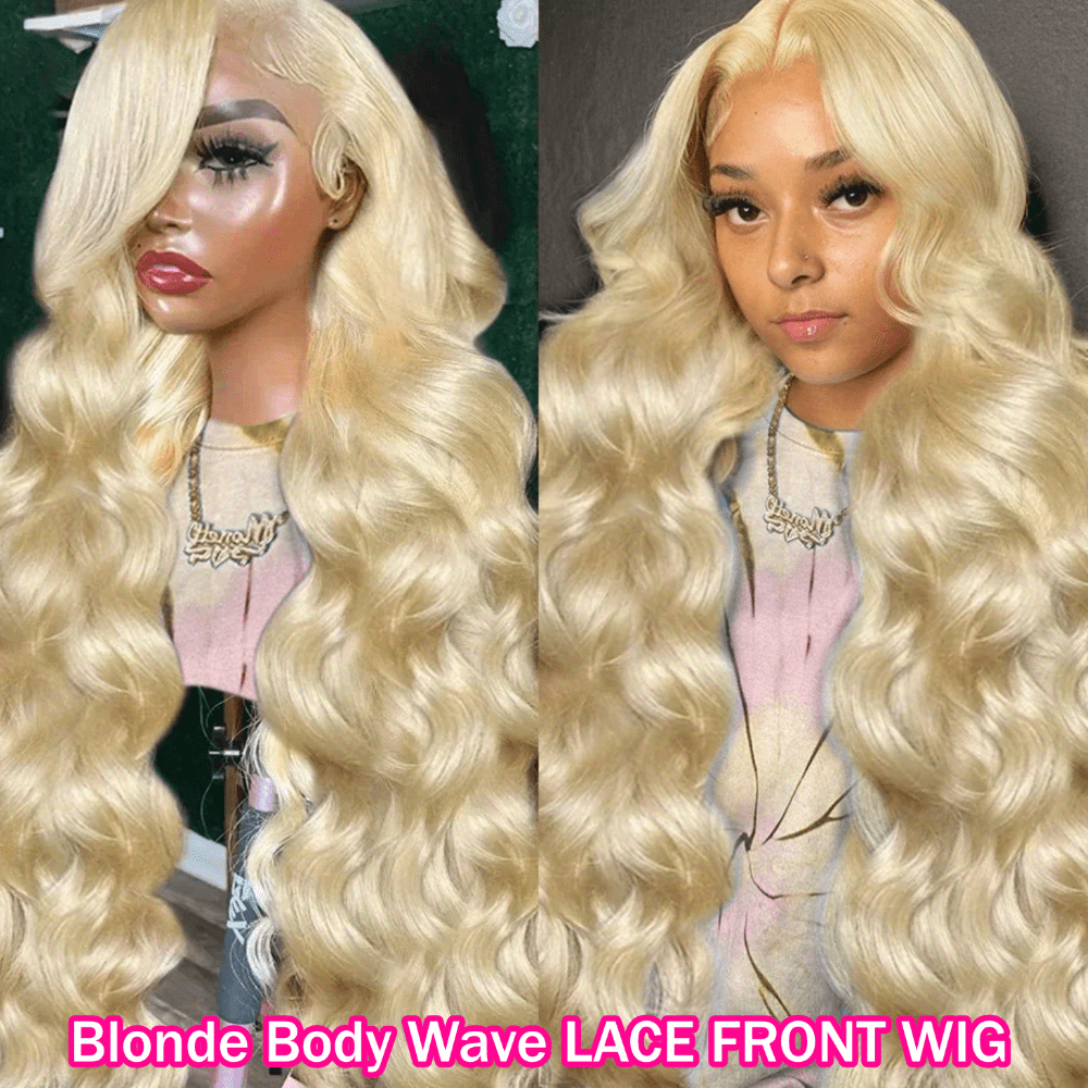 250 Desnity 613 Body Wave Lace Front Wig Human Hair 613 Lace Front Wig Human Hair 13x4 Transparent Lace 613 HD Lace Frontal Wig Invisible HD Transparent 613 Blonde Lace Front Colored Wigs Human Hair