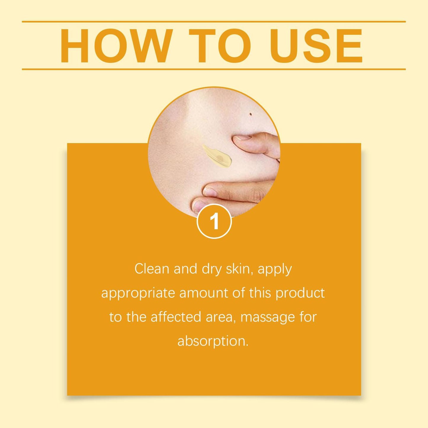 Houkeya Bee Skin Care Cream Gentle Cleansing, Mole Removal, Moisturizing, Soothing Skin Care Cream