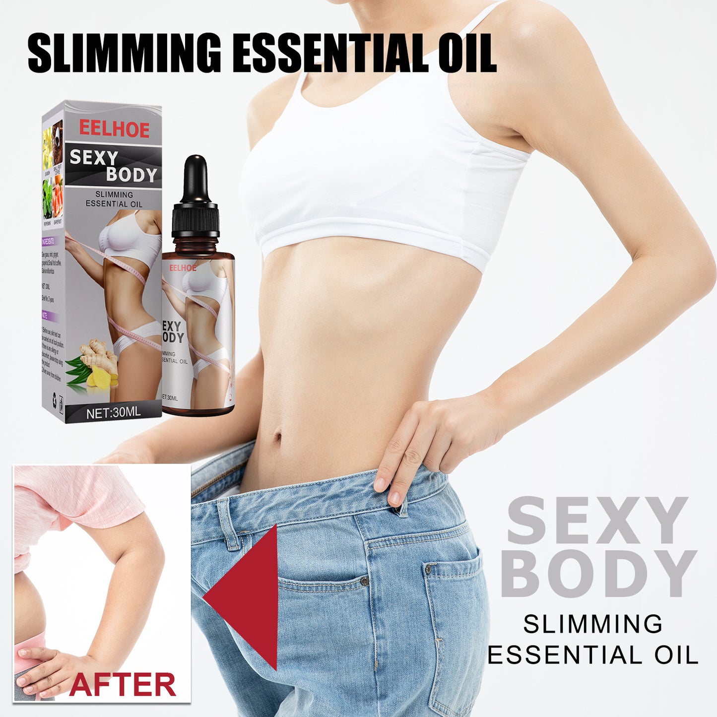 Body Slimming And Firming Massage Essential Oil