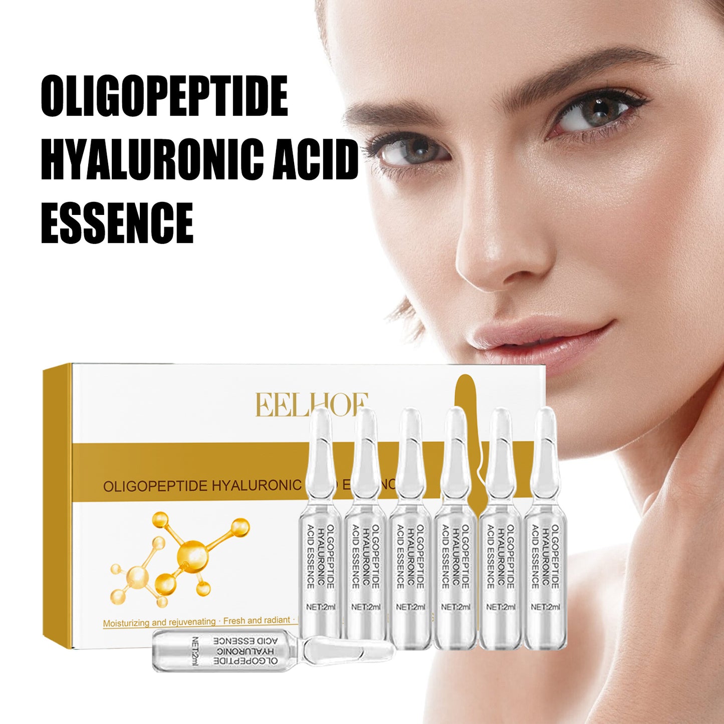 EELHOE Collagen Essence Improves Facial Skin, Lightens Fine Lines, Hydrates And Firms The Skin