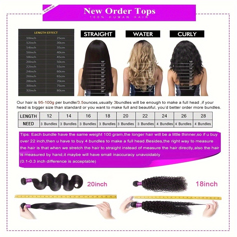 Body wave 2x6 Human hair Lace Closure Natural Black 12 inch to 22 inch Human hair closure