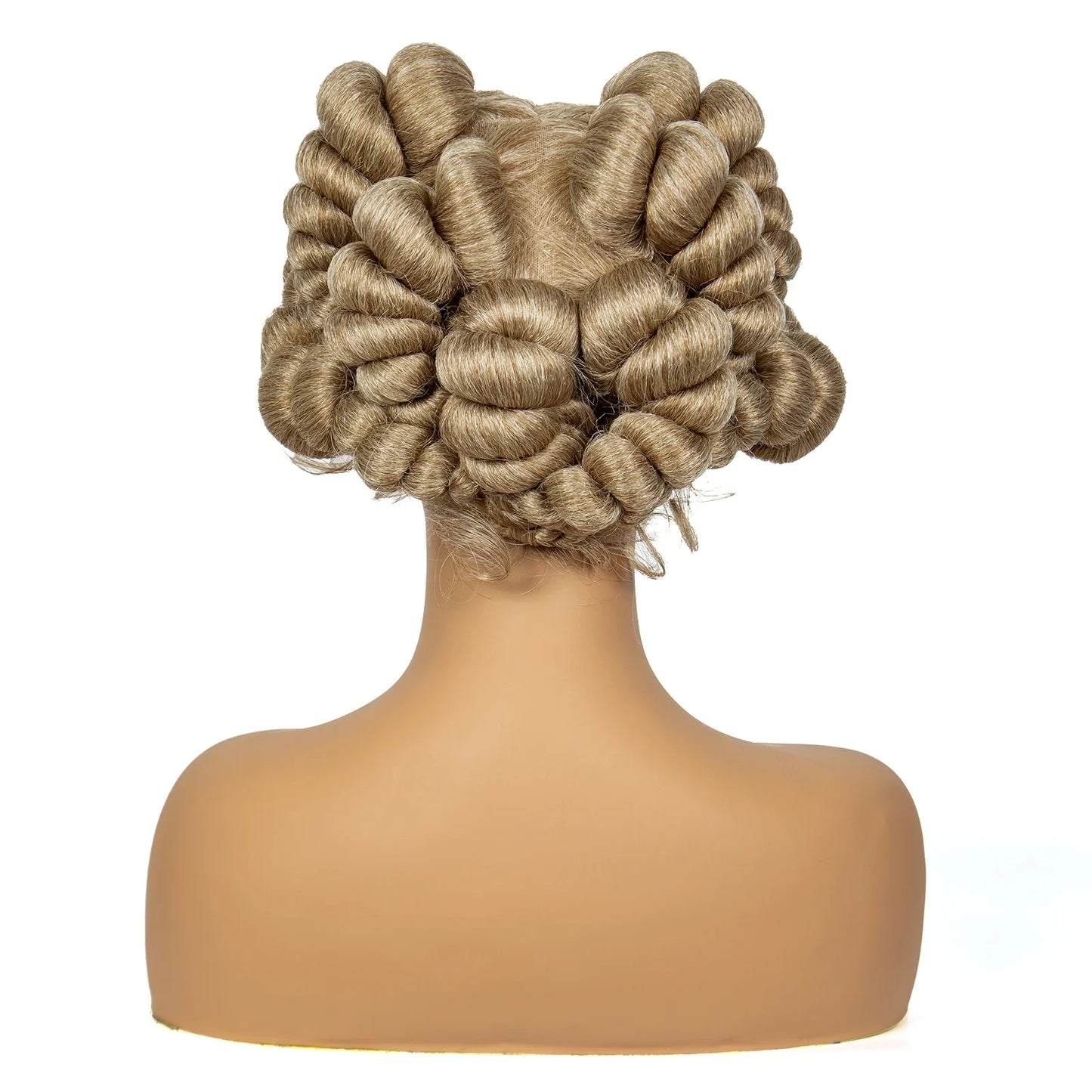 Synthetic Full Lace Handmade Bantu Braided Wigs Short Cute Natural Braided Lace Wigs For Black Women Knotless Braids Wigs