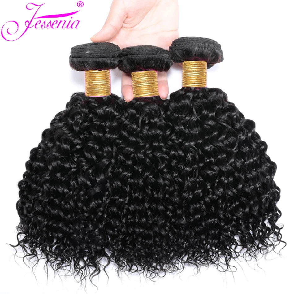 Short Cheap Afro Kinky Curly Hair 3Bundles Deal Raw Brazilian Hair 100% Virgin Human Hair Weave Extension Natural Color 100G/PCS