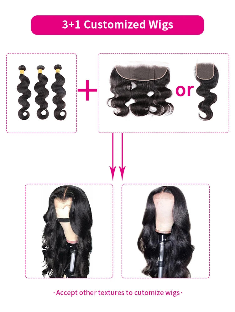 Body Wave Bundles With Closure,Wholesale Virgin Brazilian Human Hair Bundles,Mink Brazilian Virgin Hair Bundles With Closure