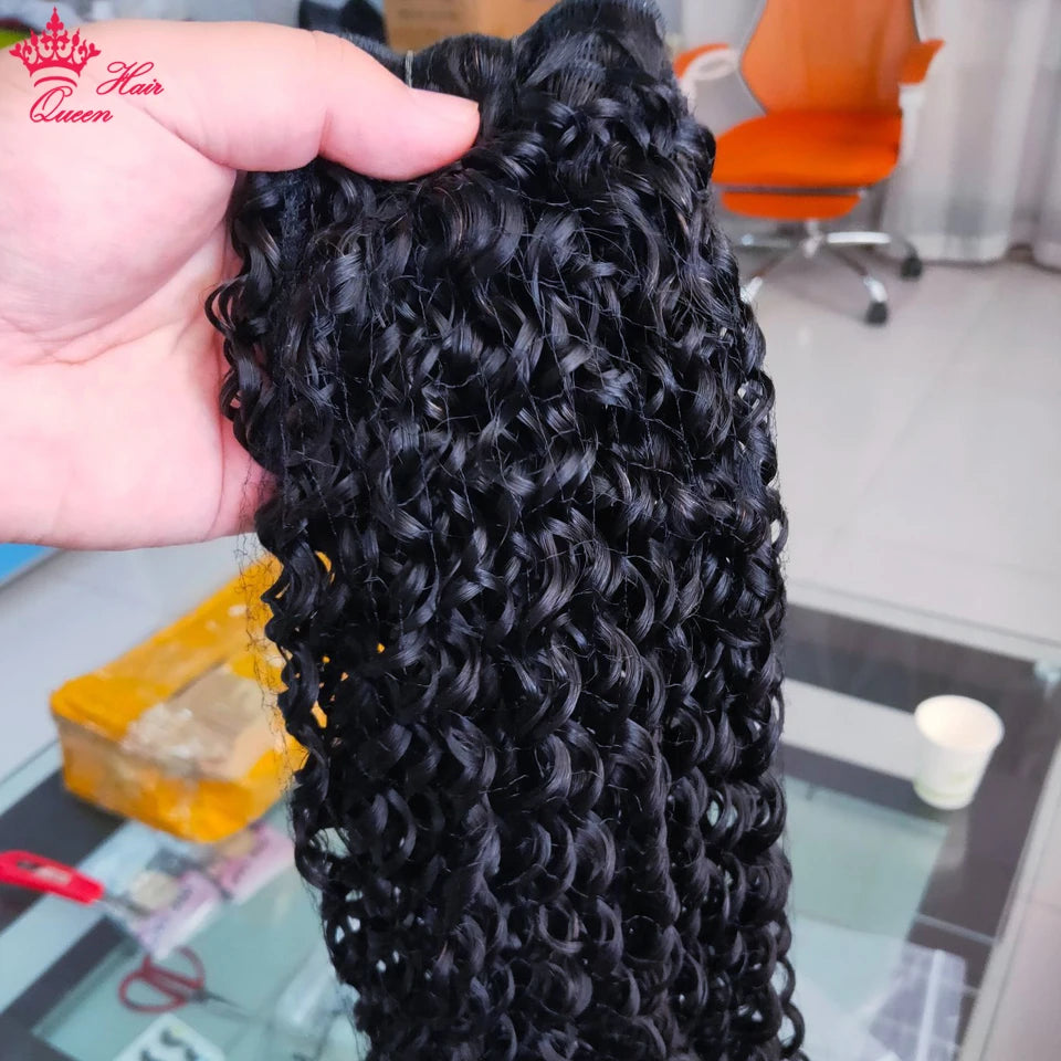 Double Drawn Pixie Curl Funmi Hair Hair Bundles Brazilian Bouncy Curly 100% Virgin Human Raw Hair Extensions Queen Hair Products