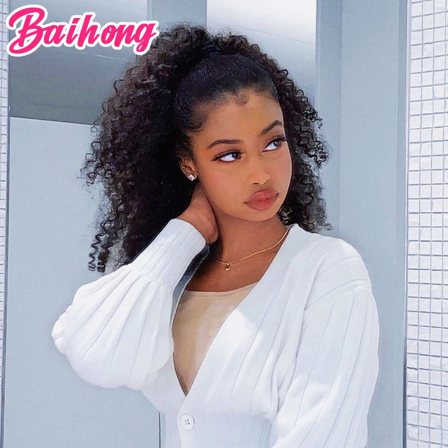 Bouncy Curly Human Hair Bundles With Closure 4x4 Closure Mongolian Afro Kinky Curly Human Hair Extensions With Closure Wholesale