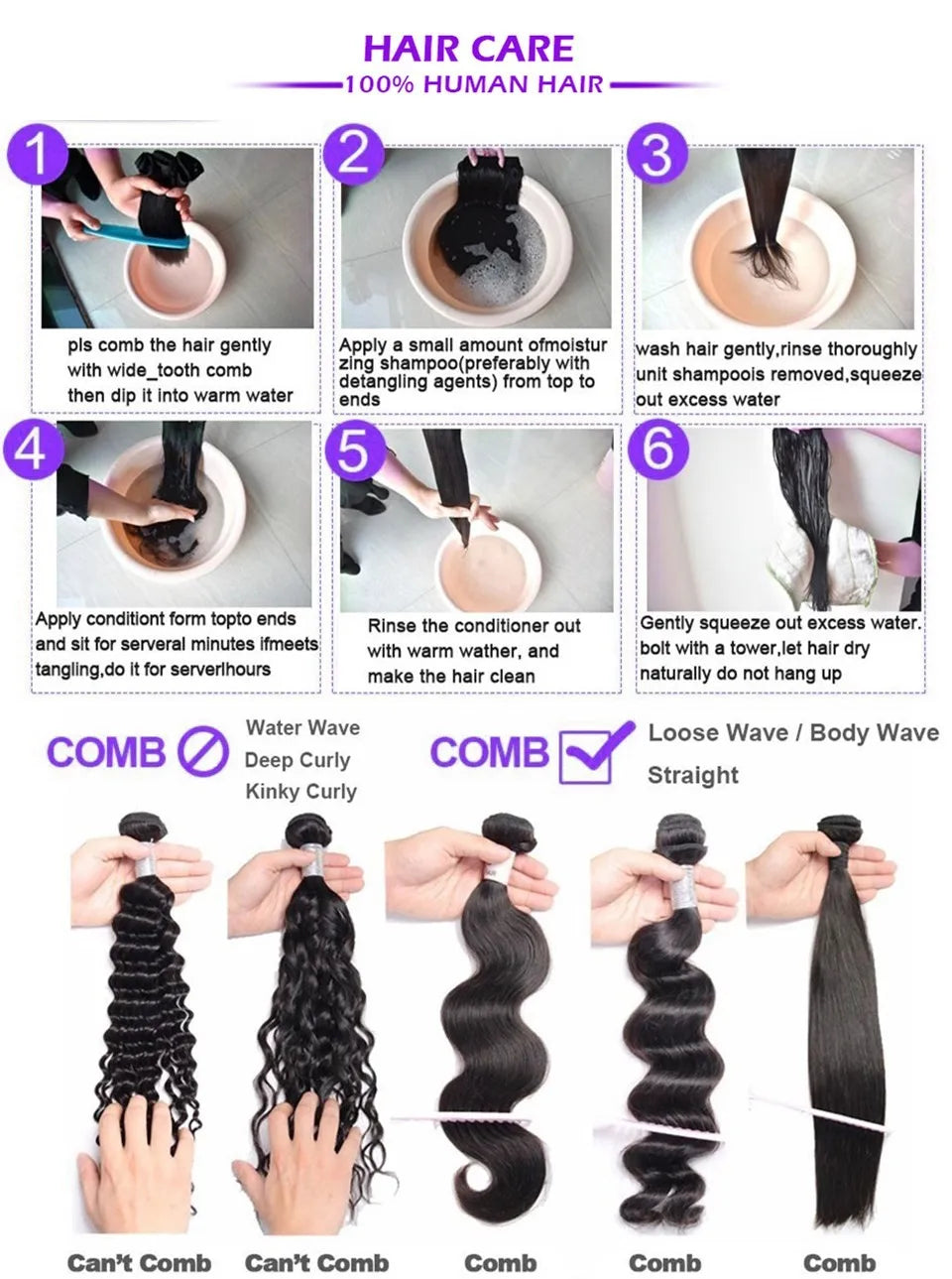 Afro Kinky Curly Hair Bundles 100% Human Hair Bundles Remy 6Pcs/Lot Mongolian Bundles Deal Afro Kinky Human Hair Extensions