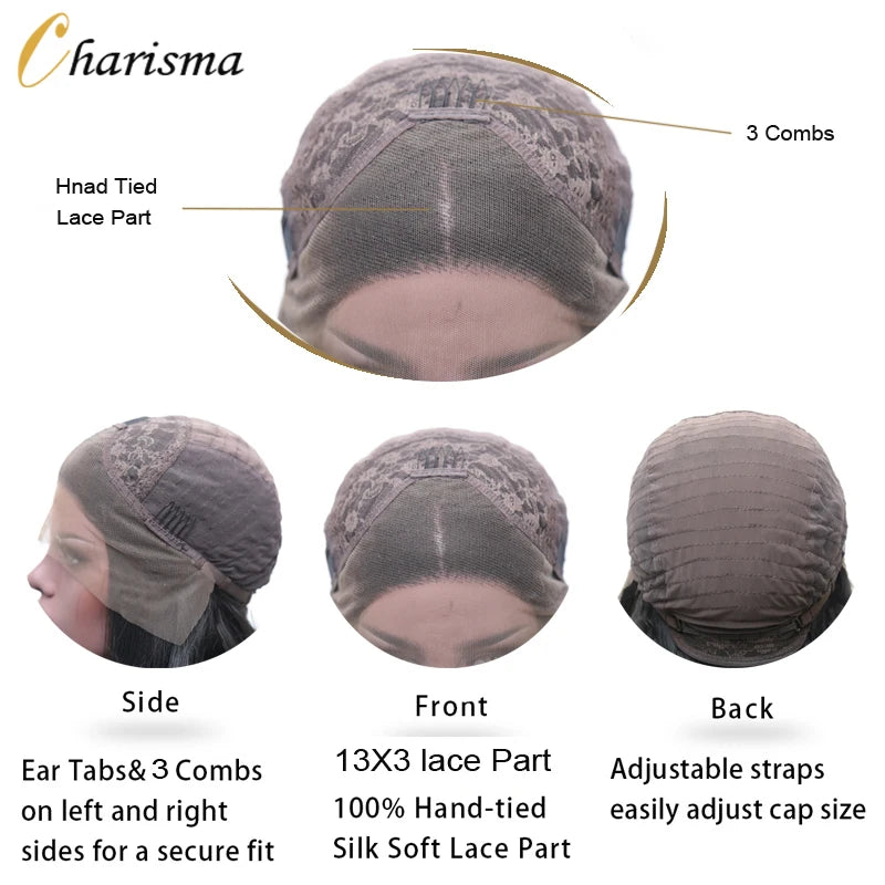 Charisma Ombre Lace Front Wigs Synthetic Hair For Women Heat Resistant Fiber Brown Roots Synthetic Wigs Long Curly Wig