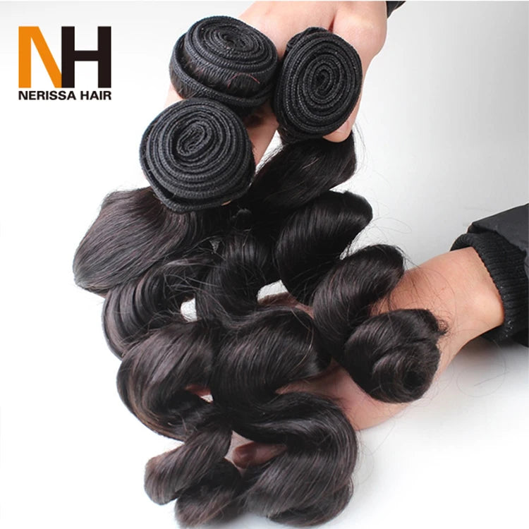 Dropshipping No Synthetic Hair Hair Extensions Loose Wave Human Hair Malaysian 7a 8a 9a Bundles