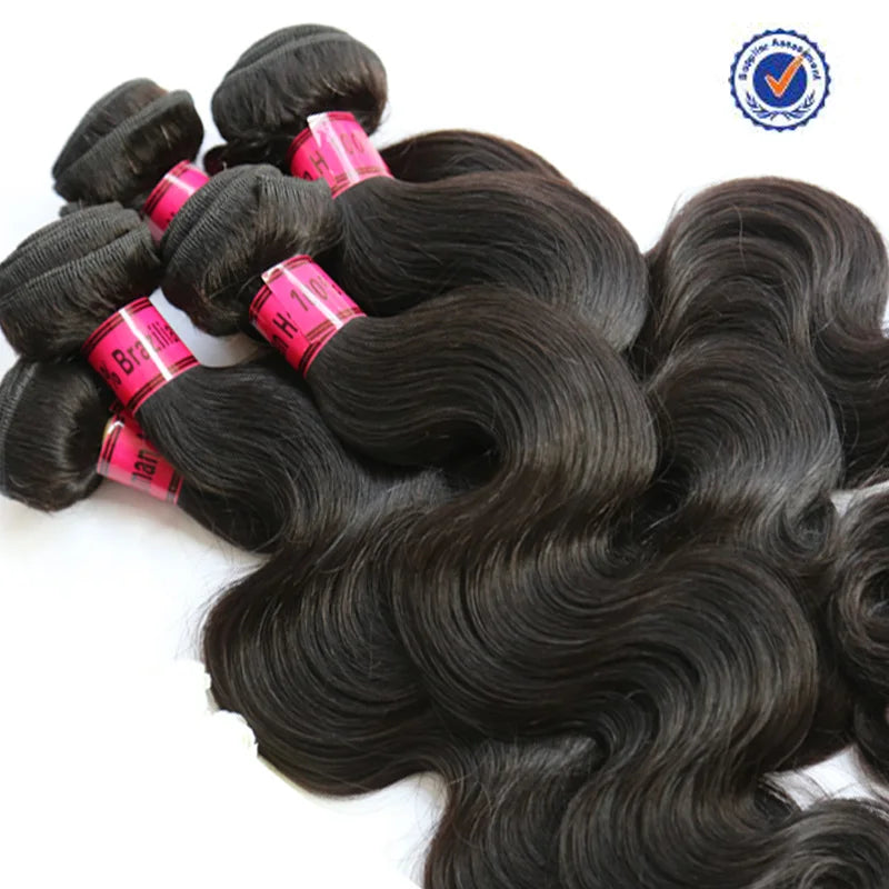 Wholesale No Tangle No Shedding Wet Wavy 10-28 Inch Body Wave Remy Human Virgin Indian Hair Cuticle Aligned Hair