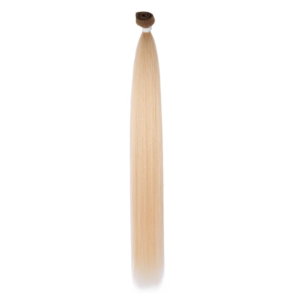 Brazilian Human Hair Hand Feel Super Soft Smooth No Tangle No Shedding Hair Bundles With Closure Synthetic Hair Extension
