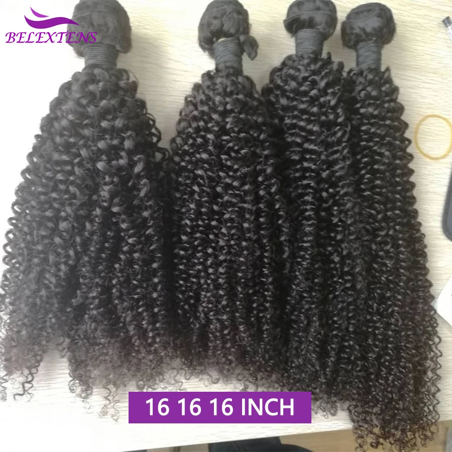 Curly Human Hair Bundles Curly Bundles Human Hair Extensions for Women Raw Hair Bundles Top Quality Thick Hair 3-5 Days Delivery