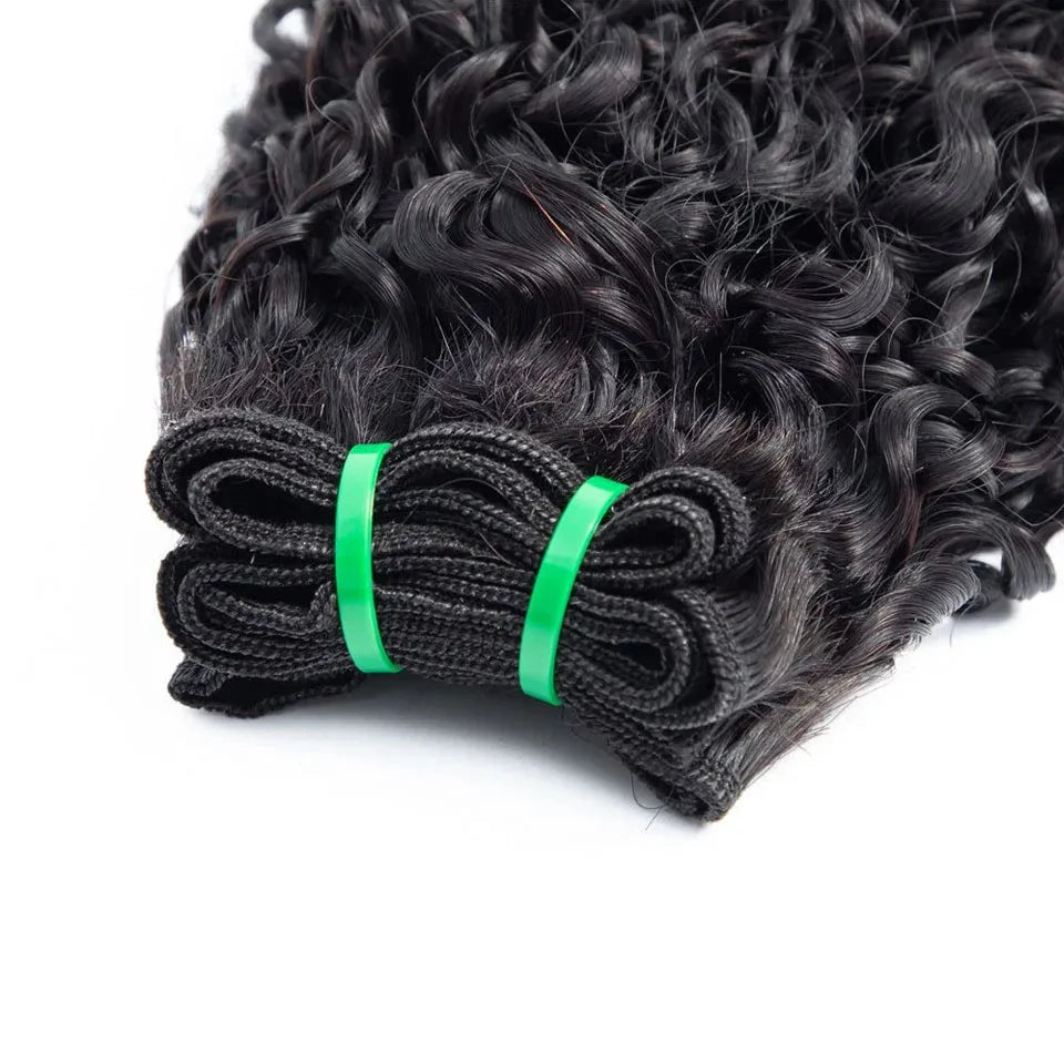 10"-26" Pissy/Funmi/ Burmese Pixie Curly Brazilian Human Hair Weave 1/3/4 Bundles Deal Hair Extension Raw For Women Double Weft