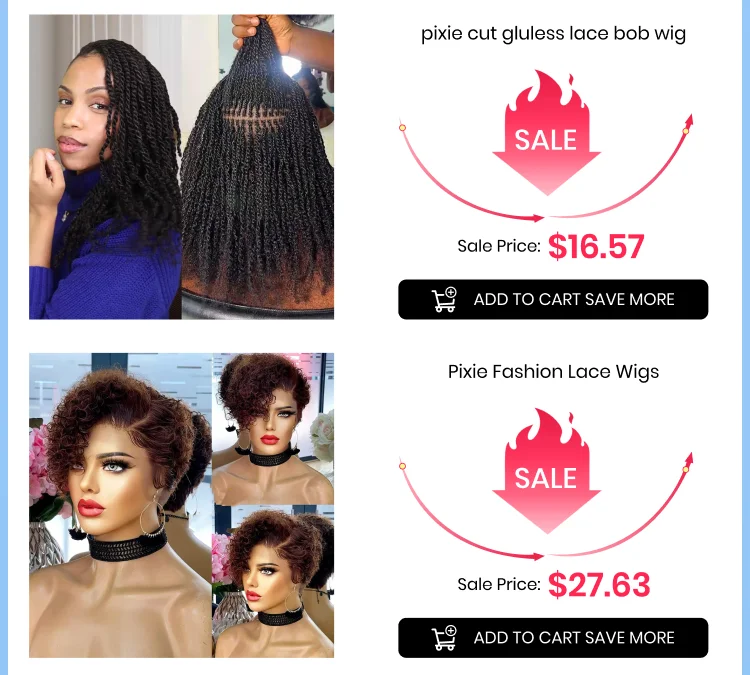 Black Pearl Pixie Wig Short Bob Wigs Curly Wigs Human Hair Wigs For Women 13x6x1 Lace Front Wigs Pelucas De Cabello 100 Humano