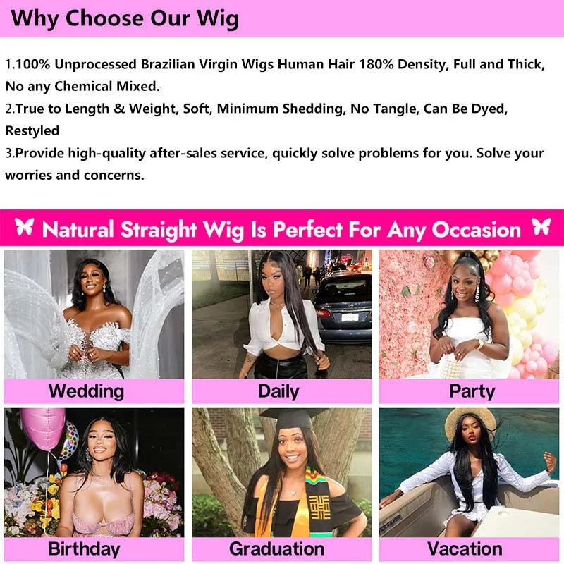 Straight Bob Wig Human Hair Color #4 Chocolate Brown HD Lace Front Wig 13x4 Lace Front Wigs Human Hair Pre Plucked 200% Density