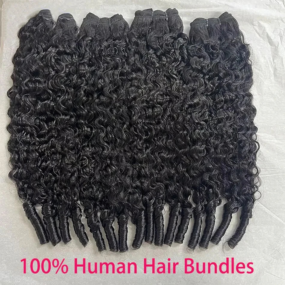 Burmese Curly Bundles Human Hair 100% Unprocessed Virgin Hair Bundles Deals 14A Raw Burmese Curly Human Hair Extensions on Sale