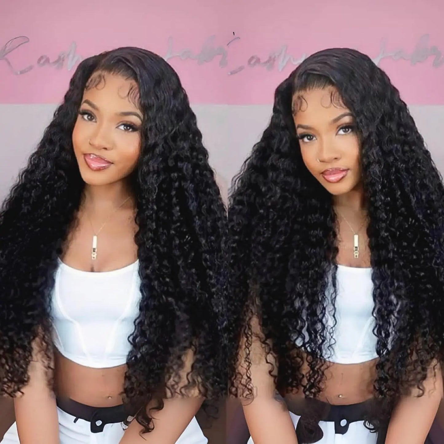 Yiwigs 12A Grade Double Drawn Deep Curly 100% Raw Virgin Human Hair Bundles With 4x4 Real HD Lace Closure Hair Weave Extensions