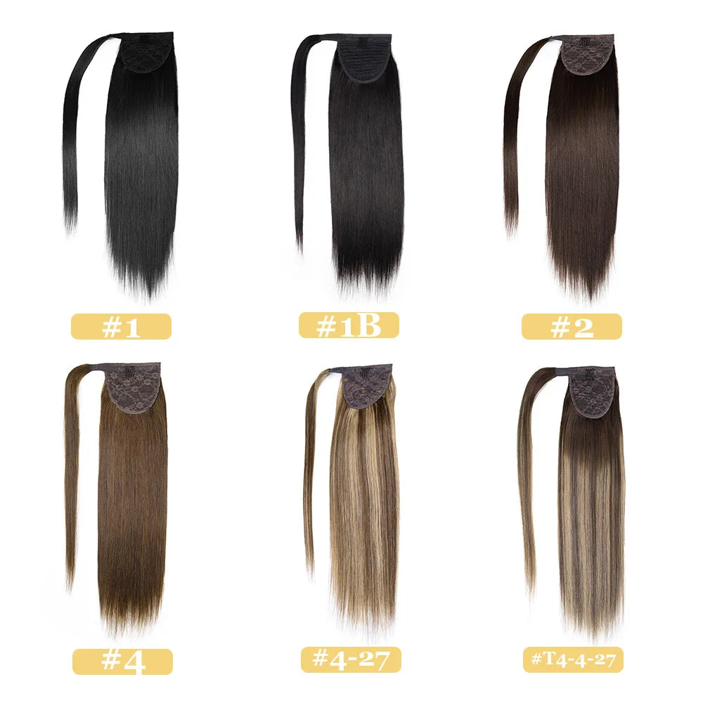 Ponytail Hair Extensions Human Hair Pony Tails Hair Extensions Human Hair Ponytail Extension Wrap Around Ponytail Human Hair