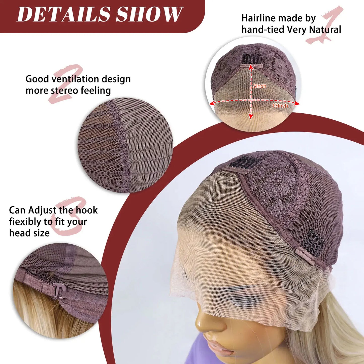 Brown Highlight Short Bob Wavy Synthetic Wigs For Women Daily Use Dark Brown Roots Ash Brown Wig Pre Plucked Curly Blonde Wig