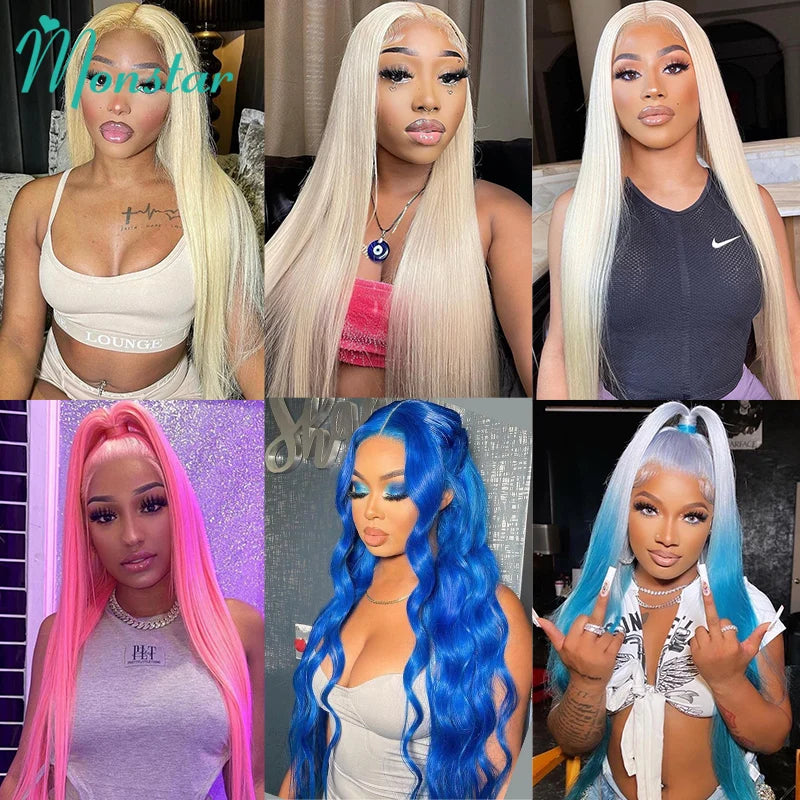 613 Blonde Colored 30 Inch Straight Human Hair Bundles Brazilian Hair Weave Bundles 100% Human Hair Bundles Remy Hair Extensions