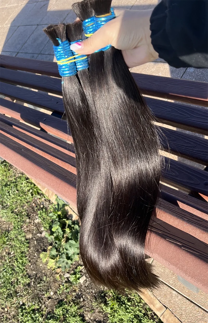 12A Raw Bulk Human Hair Deep Wave For Braiding Deep Wave Burmese Curly No Weft Brazilian Remy Hair Extensions Bundles 100 Grams