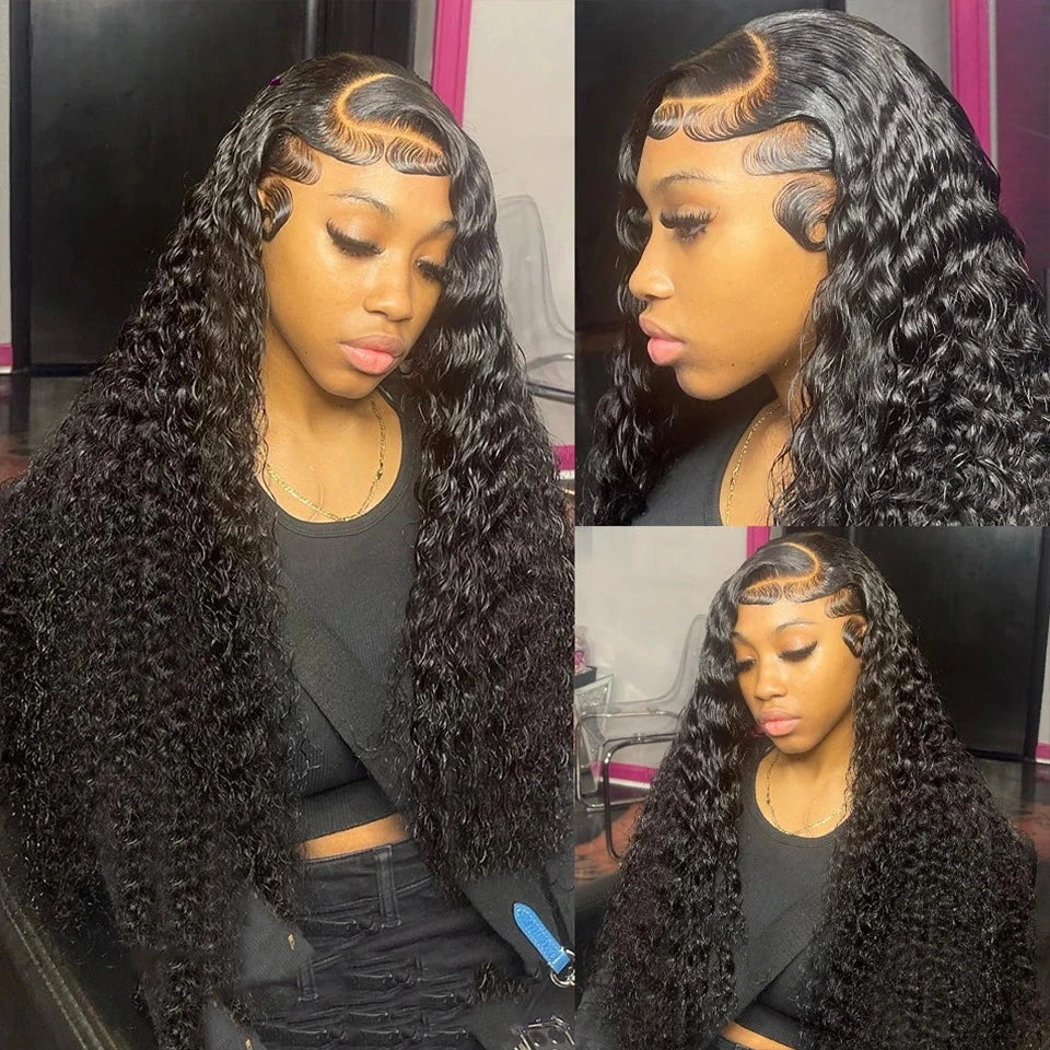 Burmese Afro Kinky Curly Human Hair Bundles Top Raw Hair Extensions Unprocessed Virgin Deep Water Wave 100% Human Hair Weave