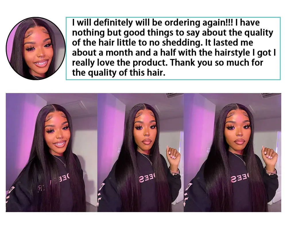 Bone Straight Human Hair Bundles 12A Grade 100% Unprocessed Raw Vietnamese Virgin Weft Hair Extensions #1B Natural Black