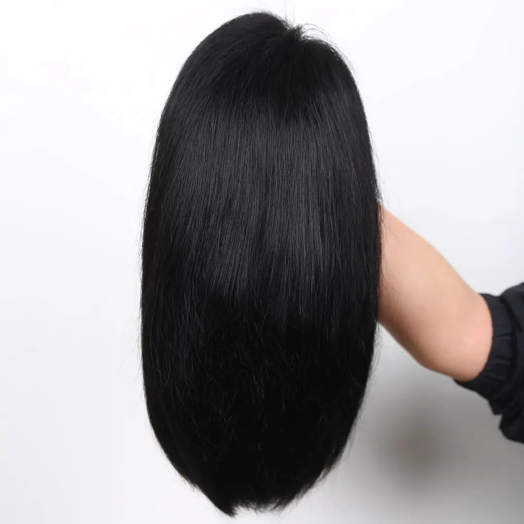 12inch 13X4 hd Transparent lace frontal Wigs Human Hair 220% density Bob Wigs 100% human hair for woman pre bleached Easy-go wig