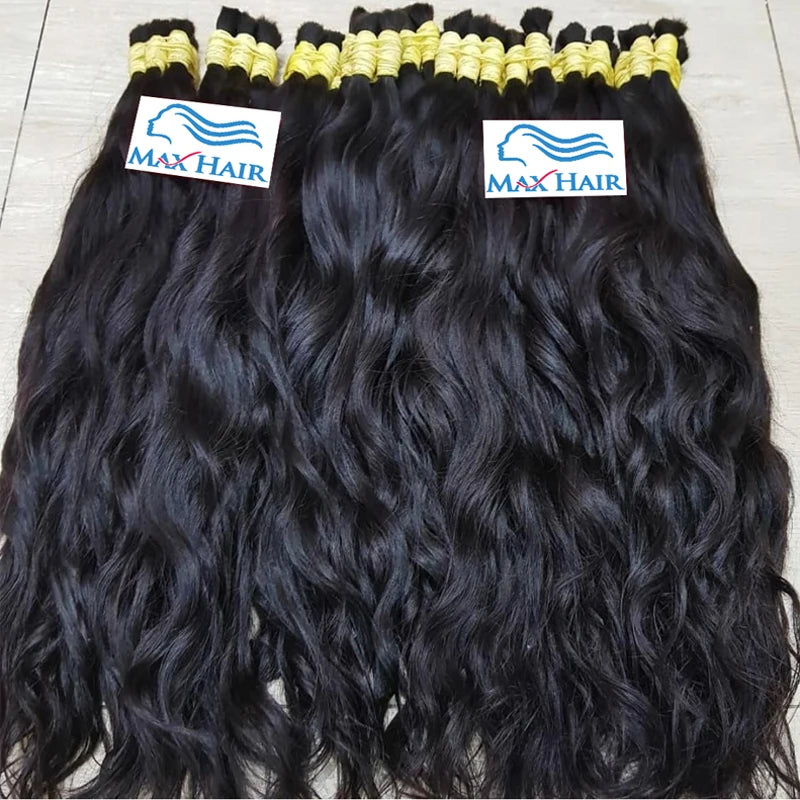 12A Raw Bulk Human Hair Deep Wave For Braiding Deep Wave Burmese Curly No Weft Brazilian Remy Hair Extensions Bundles 100 Grams