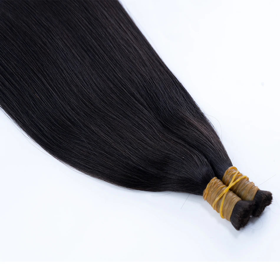 60% Density 16a 613 Hair Bulk 100% Human Hair Bulk 1b Natural Color No Weft Unprocessed Vietnamese Braiding Bone Straight Hair
