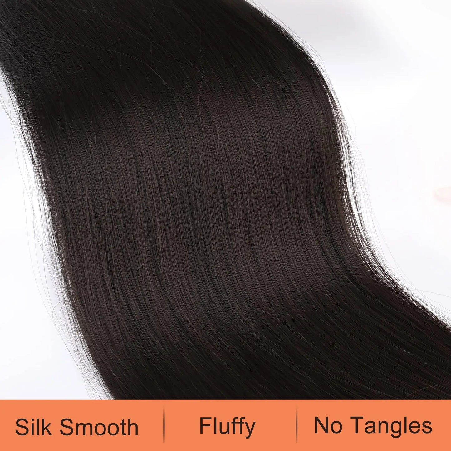 Drawstring Ponytail Human Hair Brazilian Straight Human Hair Ponytail Extensions Natural Black Color Remy Straight for Women