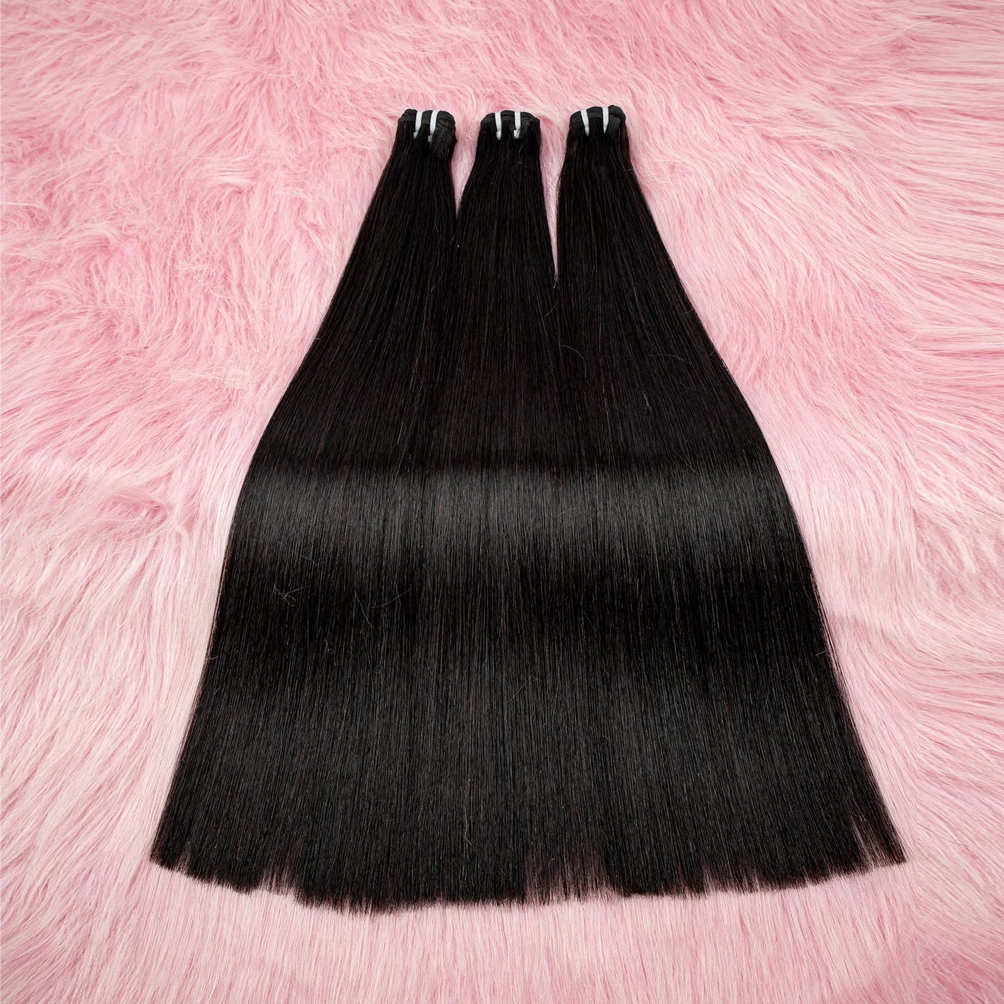 16A Double Drawn Bone Straight Raw Vietnamese Human Hair Bundles 24 26inch 100% Unprocessed Raw Virgin Hair Extensions for Women