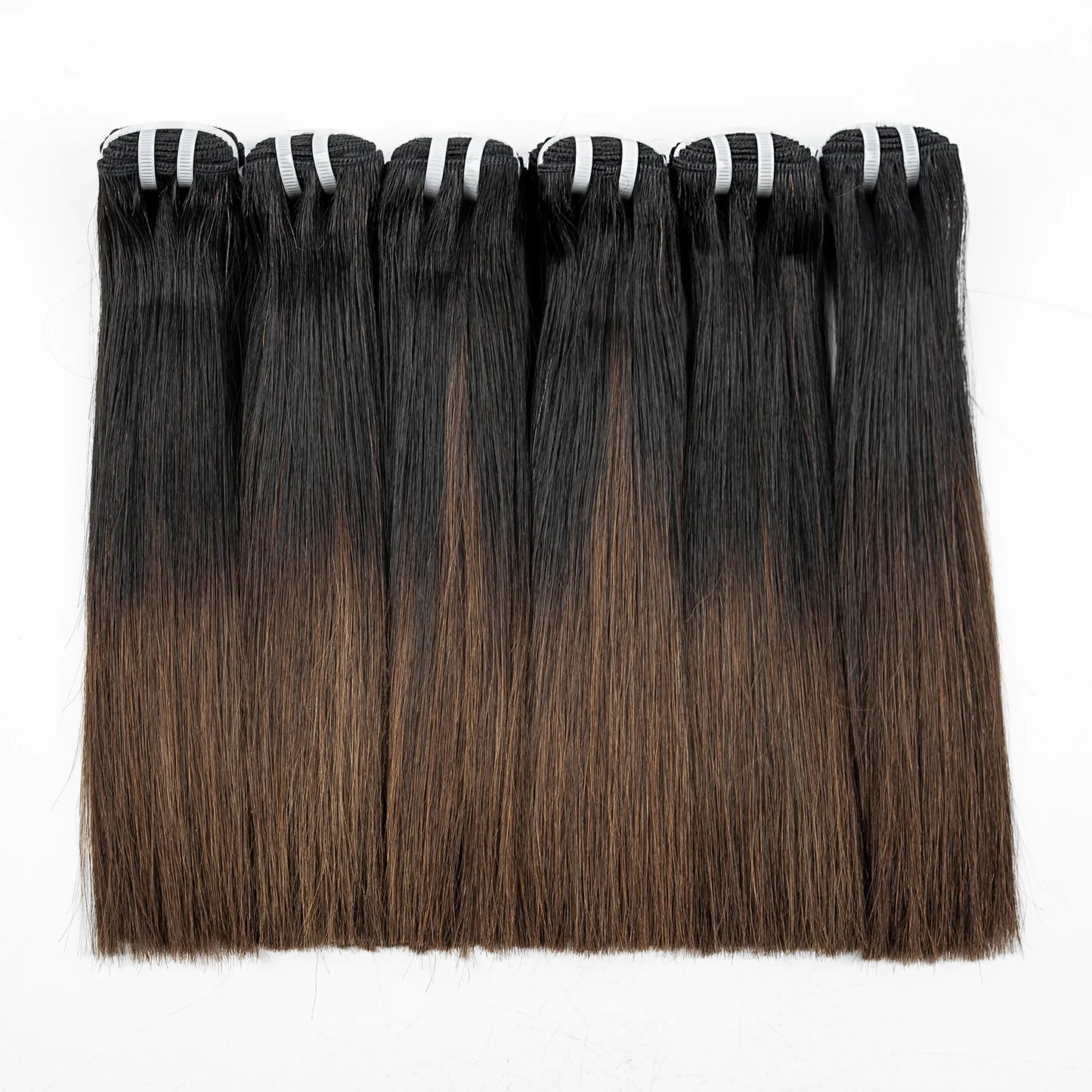 16A Bone Straight Super Double Drawn Raw Vietnamese Human Hair Bundles 1BT4 Ombre 100% Unprocessed Virgin Hair Extensions