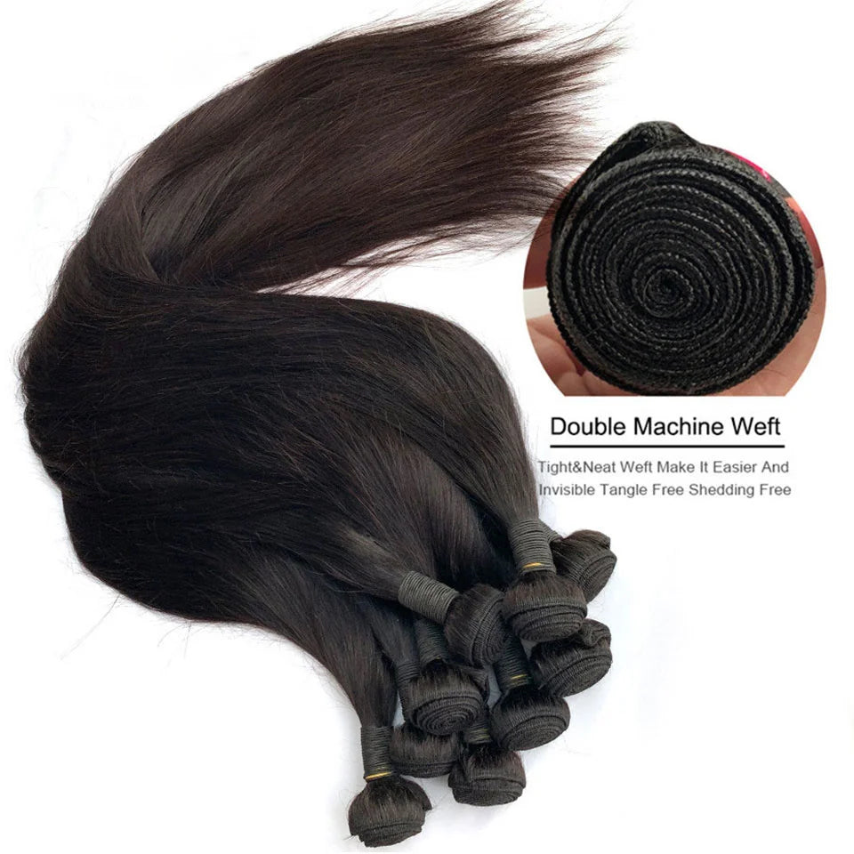Tissage Cheveux Humain Lot En 12-32 inch Tissage Livraison 3 à 5 Jours Brazilian Weave Natural Color Human Hair Extensions