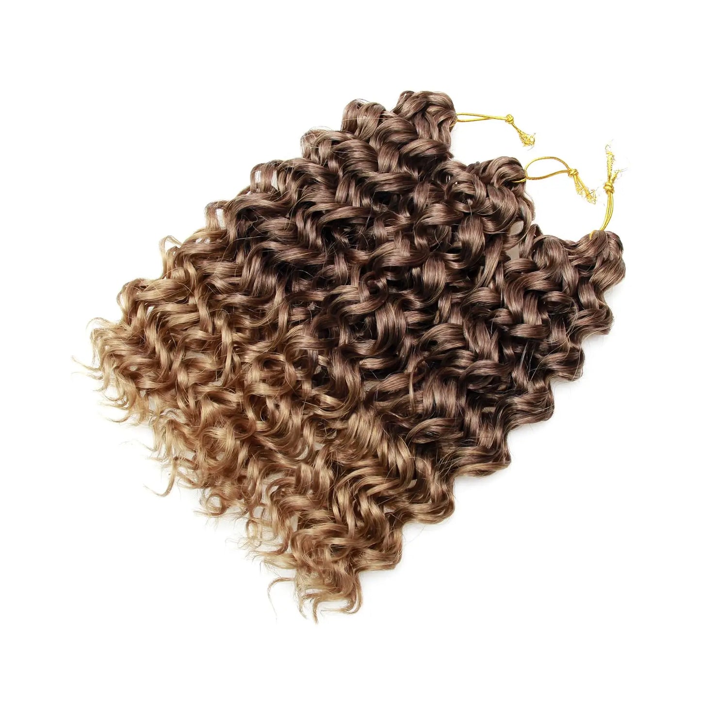 12"GoGo Curl Crochet Hair Short Curly Crochet Hair for Women Water Wave Deep Twist Crochet Braids Synthetic Braiding Hair