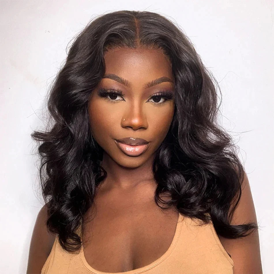 Queen Nala 200 Density Short Bob Body Wave Glueless 7x5 Lace Closure human Hair Wigs Wave 13x6 HD Lace Frontal Wig 100% Human Hair Preplucked 13x4 Lace Front Wig Remy Brazilian Hair Ready To Wear On Sale For Women