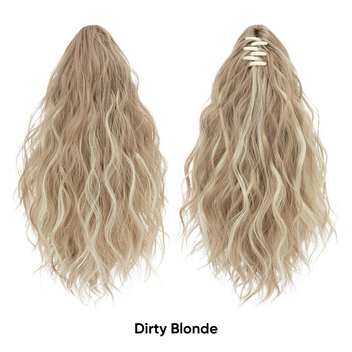 13Inch Premium Synthetic Curly Claw Clip In Ponytail Blonde Brown Short Hairpiece Fake Hair False Pigtail Hair Extensions P064