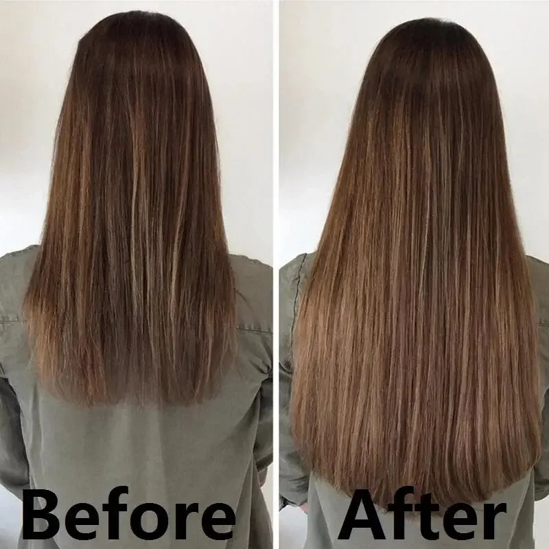 6Pieces/Set Synthetic 24Inch Long Straight Hair Extension Silky Hairpiece for Women