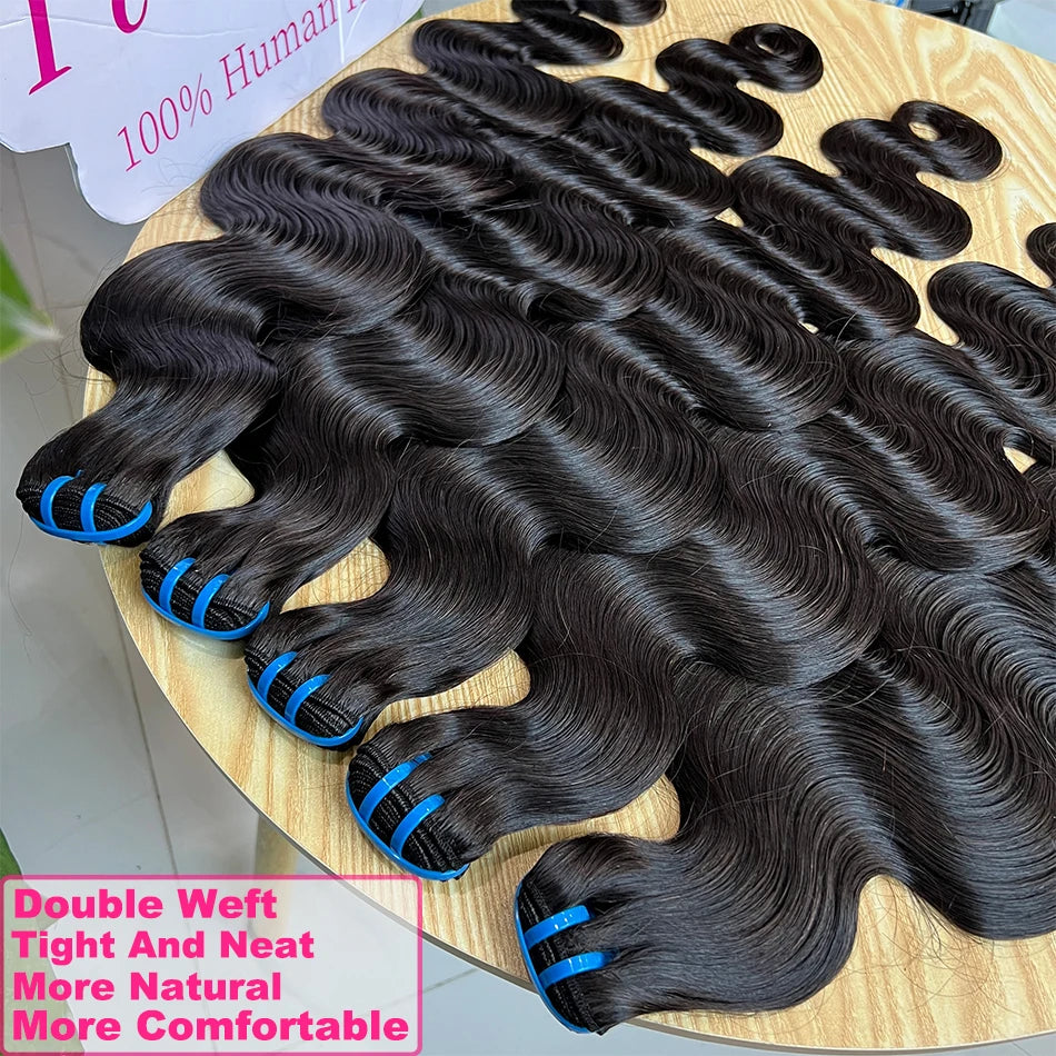 Yiwigs 15A Grade Body Wave 100% Raw Virgin Human Hair Bundles Unprocessed Vietnamese Hair Weave Extensions For Women