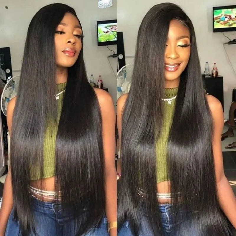 50g Bone Staight Human Hair Extensions Bundles 100% Human Hair Weaving 24 26 28 30 Inch Natural Black Brazilian Virgin Hair