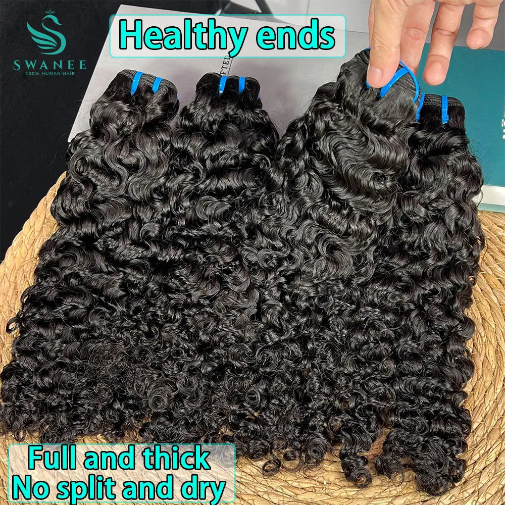 15A Burmese Curly 100% Human Hair Bundles Bouncy Curly Unprocessed Raw Virgin Hair Weave Extensions For Black Women