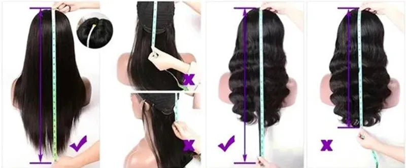 Right partial body wave wig Human wig eal hair Brown pick-dyed suitable for black women Easy to wear Glue-free transparent wig S
