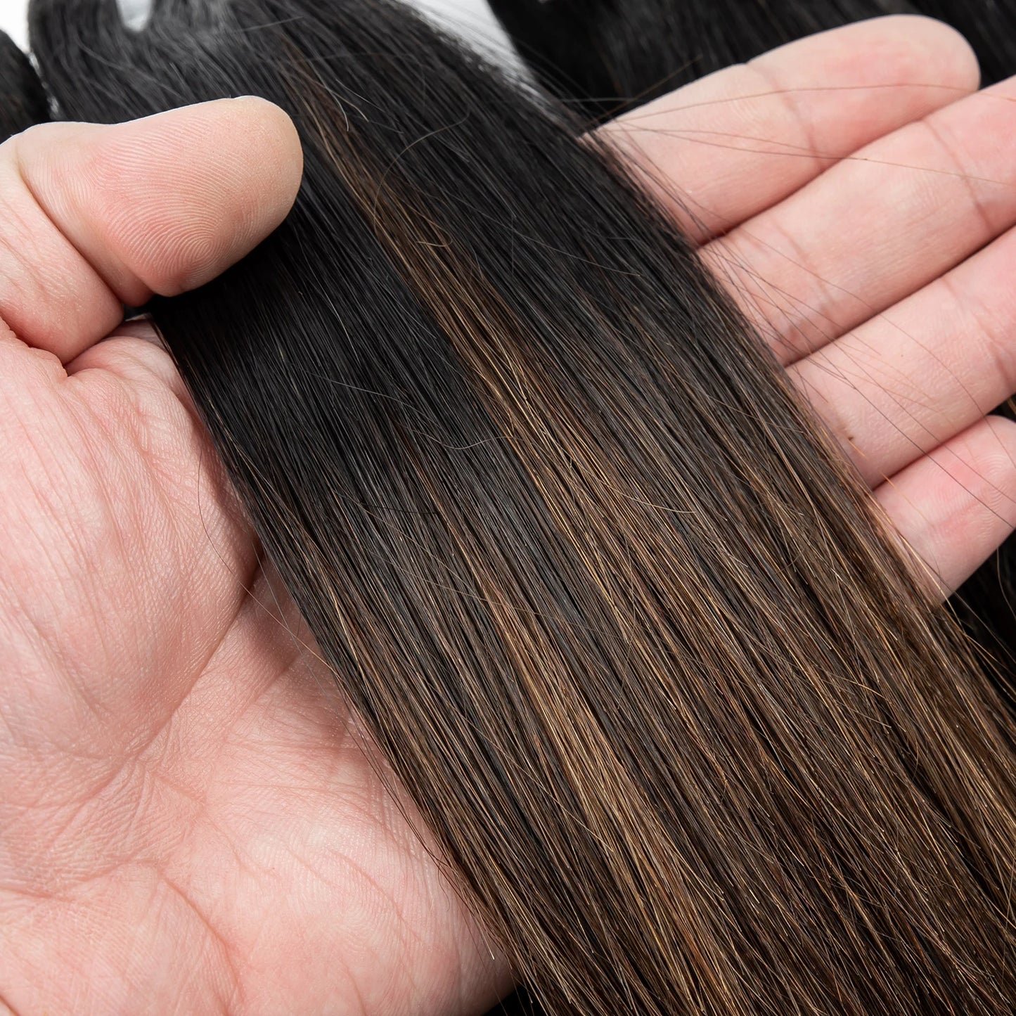 16A Bone Straight Super Double Drawn Raw Vietnamese Human Hair Bundles 1BT4 Ombre 100% Unprocessed Virgin Hair Extensions