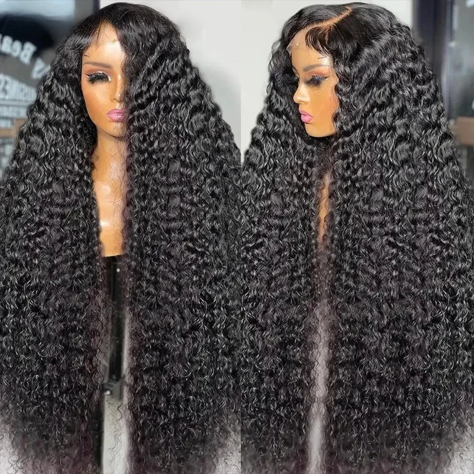 Burmese Afro Kinky Curly Human Hair Bundles Top Raw Hair Extensions Unprocessed Virgin Deep Water Wave 100% Human Hair Weave