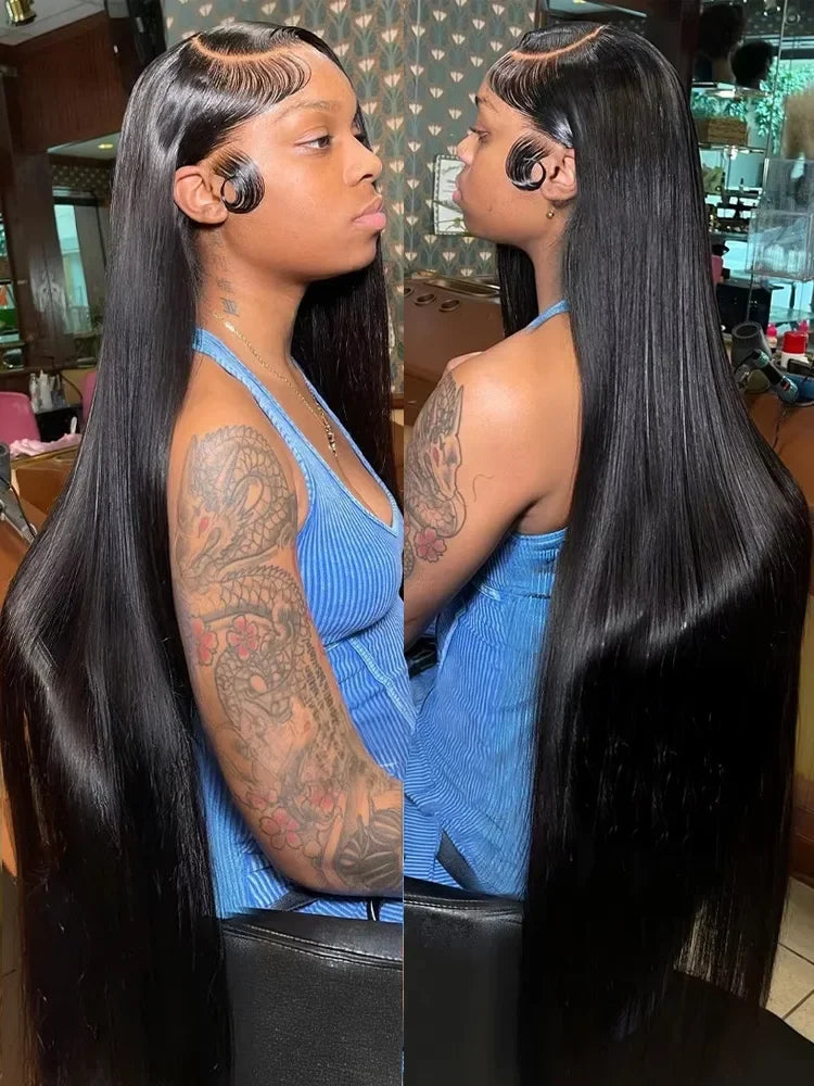 Bone Straight Human Hair Bundles 12A Grade 100% Unprocessed Raw Vietnamese Virgin Weft Hair Extensions #1B Natural Black