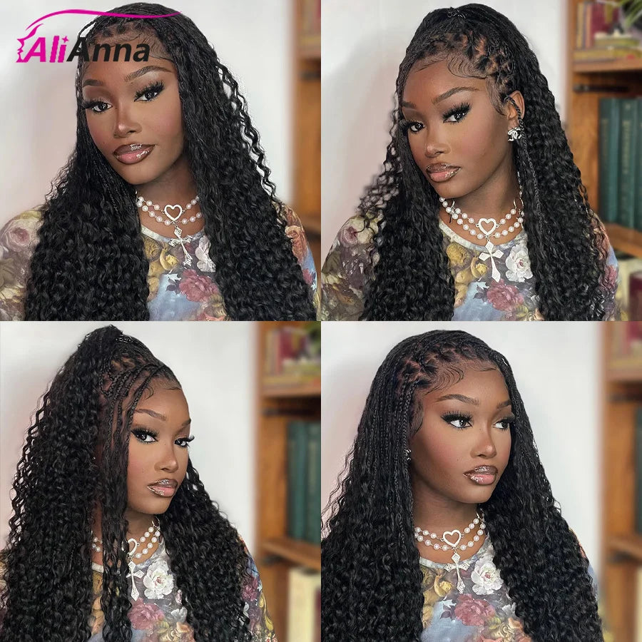 Deep Wave Boho Braids Human Hair Bulk 50g/100g 100% Human Hair Braiding Hair Extensions No Weft Brazilian Curly Braiding Hair