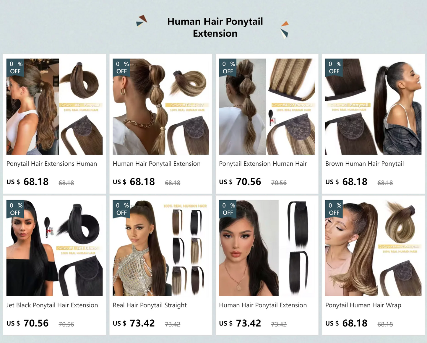 Ponytail Hair Extensions Human Hair Pony Tails Hair Extensions Human Hair Ponytail Extension Wrap Around Ponytail Human Hair