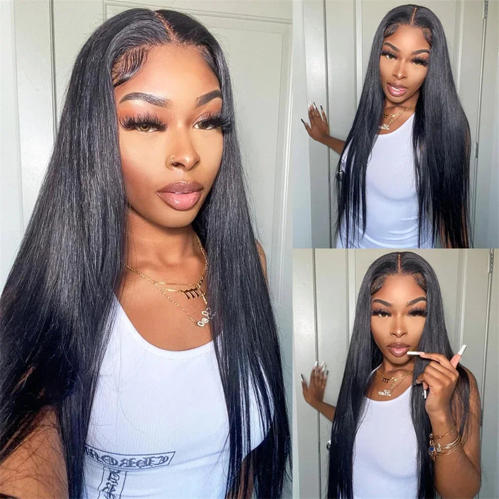 Brazilian 30 40 Inch Raw Virgin Unprocessed 100% Human Hair Extensions Bone Straight 3 4 Bundles Double Weft Bulk Braiding Hair