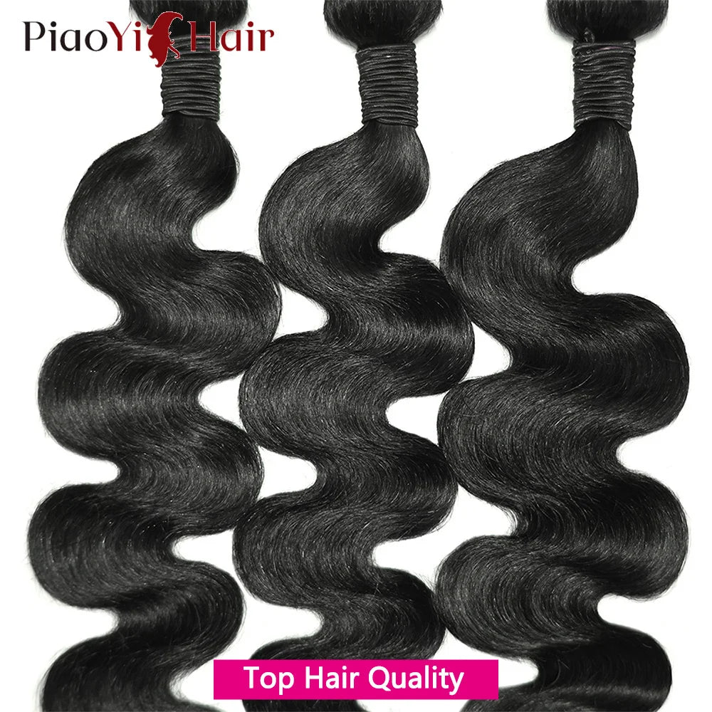 12A Double Drawn Body Wave Human Hair Bundles 100% Human Hair Brazilian Virgin Human Hair Extensions For Women Cheap Human Hair