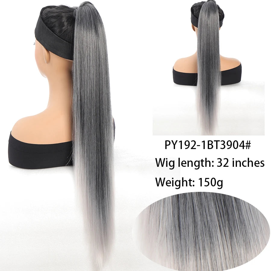 Synthetic Claw Clip In Short Ponytail Curly Pony Tail Clip-on hair False Wig House Pony Extension Hairpiece For Women